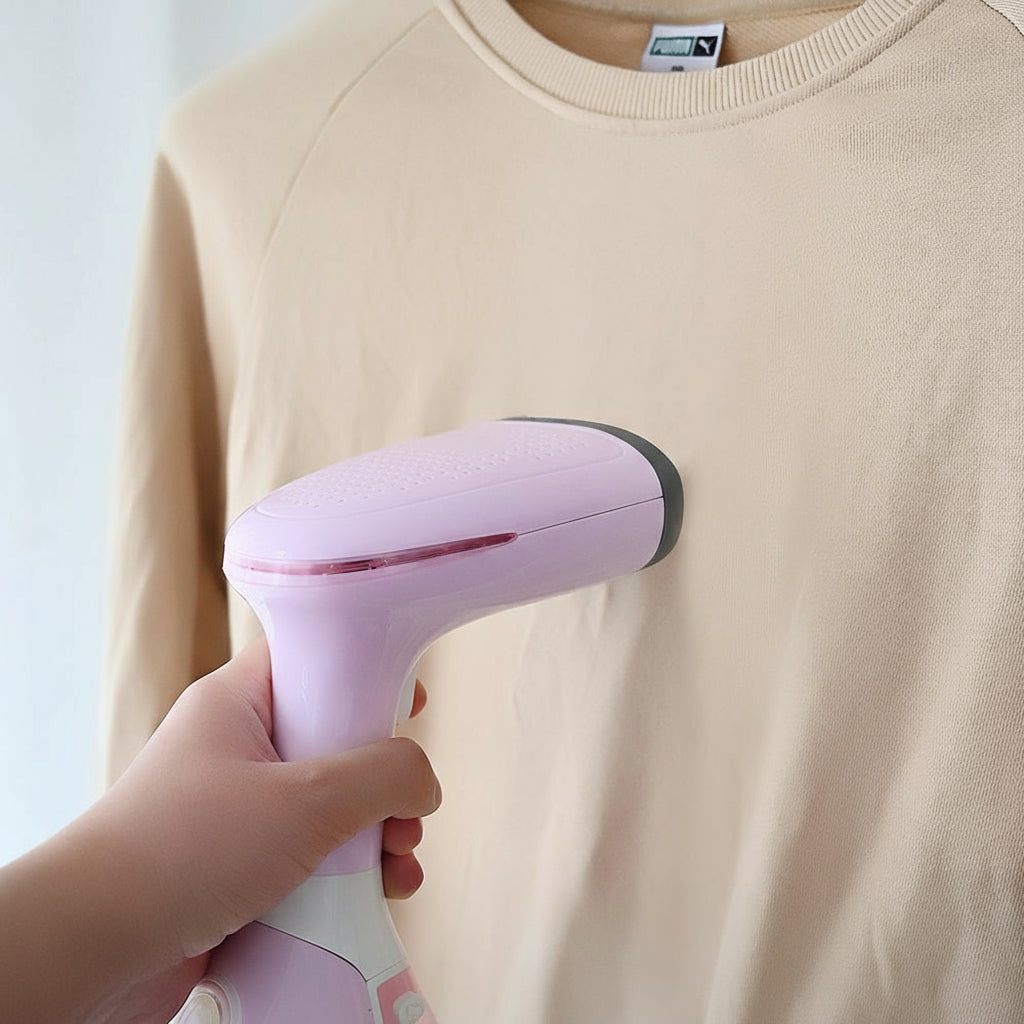 1500W Portable Handheld Garment Steamer – Fast-Heat Wrinkle Remover for Travel & Home
