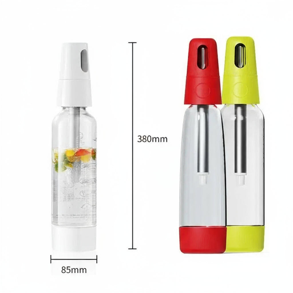 1 L Portable Soda Maker & Carbonation Machine – Sparkling Water Dispenser for Low-Calorie Drinks, DIY CO₂ Fruit Juice & Soft Drink Creator