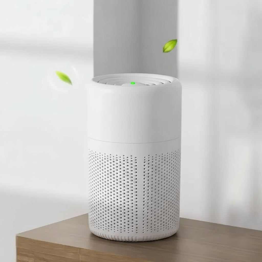 Air Purifier with Fragrance Sponge & Activated Carbon Filter – Quiet Air Cleaner for Home, Bedroom & Office