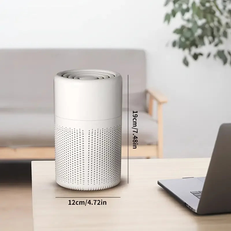 Air Purifier with Fragrance Sponge & Activated Carbon Filter – Quiet Air Cleaner for Home, Bedroom & Office