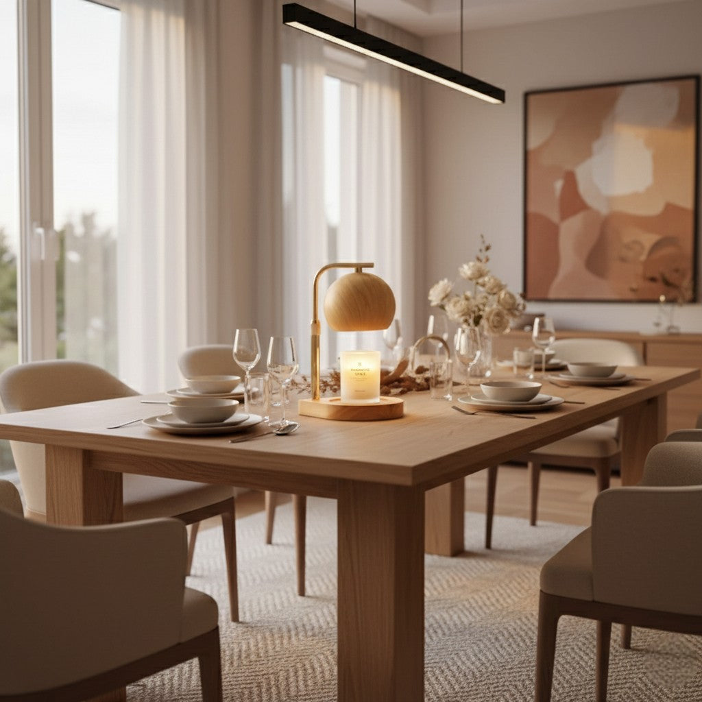 Luxury Candle Warmer Lamp with Adjustable Light Intensity