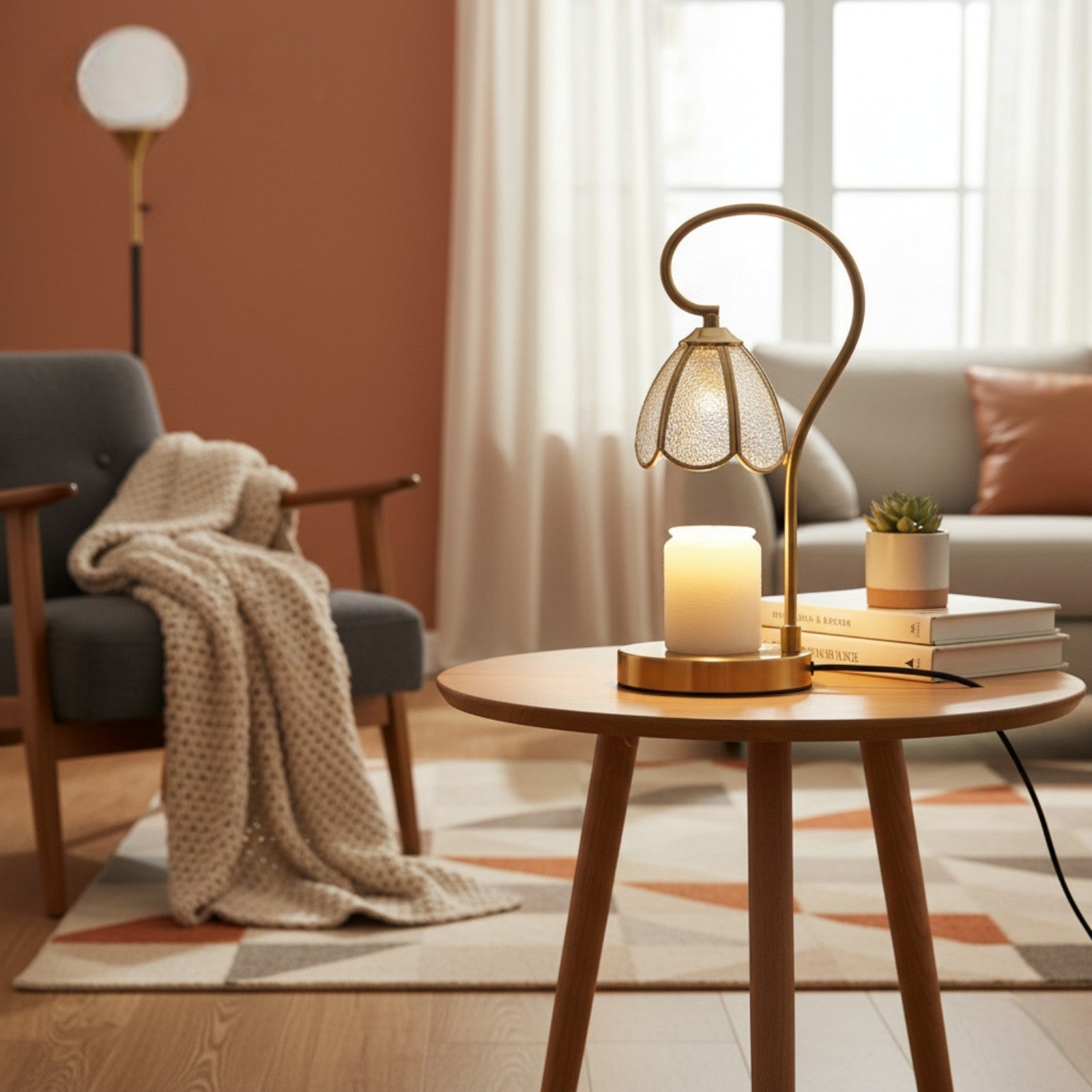 Minimalist Candle Warmer Lamp