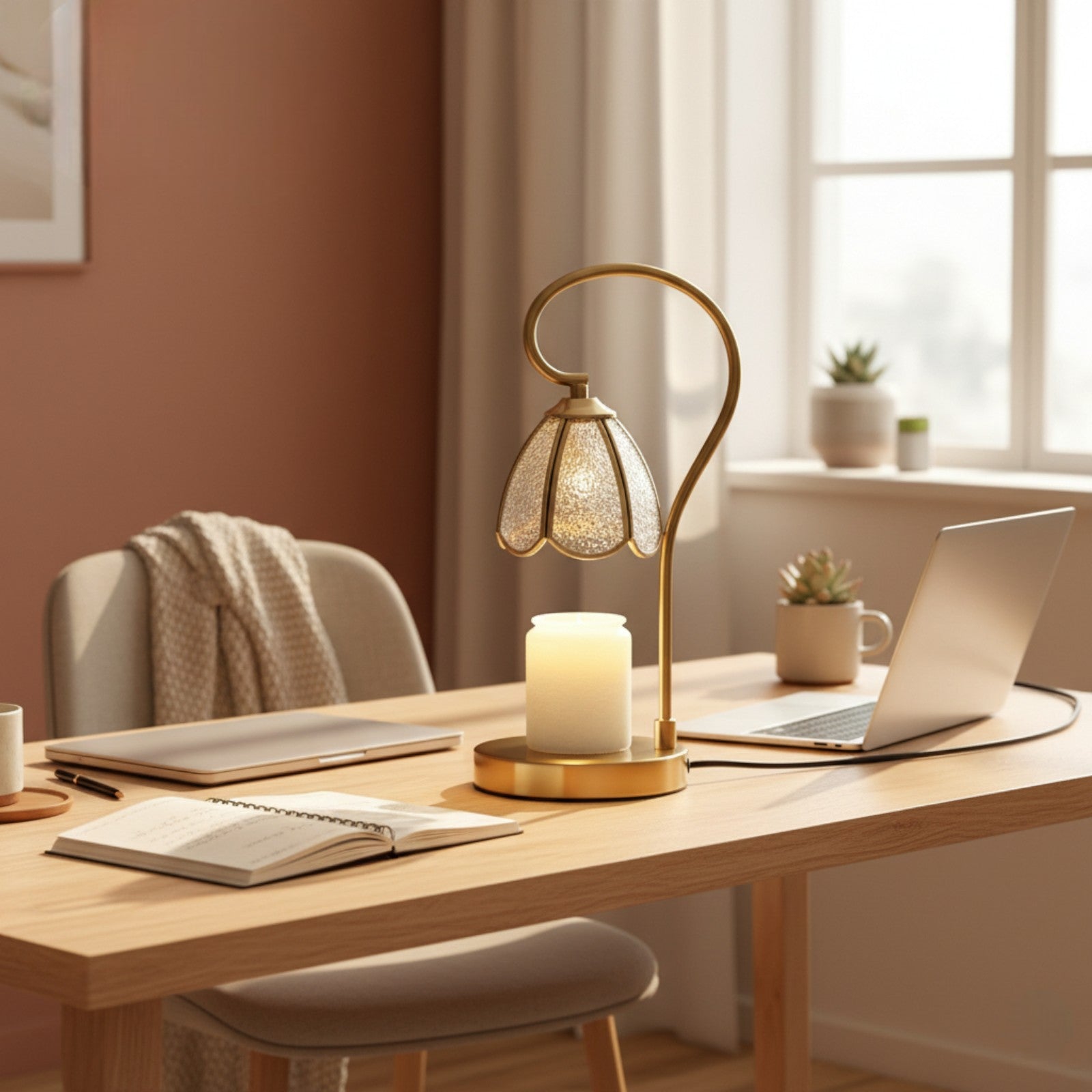 Minimalist Candle Warmer Lamp