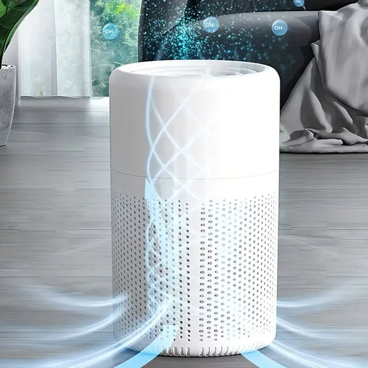 Air Purifier with Fragrance Sponge & Activated Carbon Filter – Quiet Air Cleaner for Home, Bedroom & Office